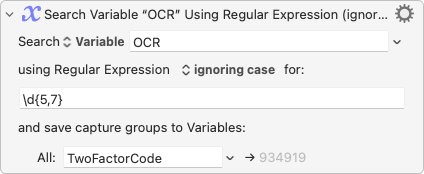 Search Variable Using Regular Expression