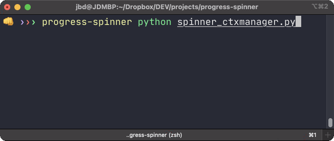 Spinner Context Manager