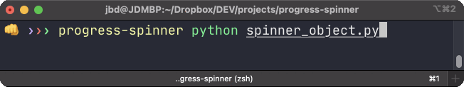 Python Spinner Class