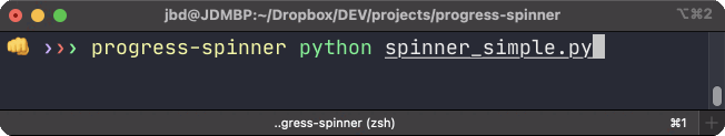 Simple Python Spinner