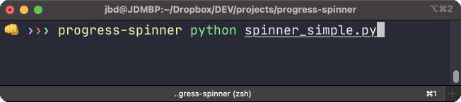 Simple Python Spinner