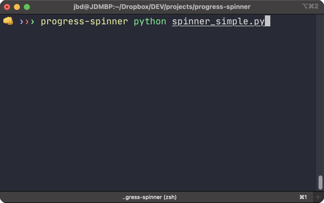 Simple Python Spinner